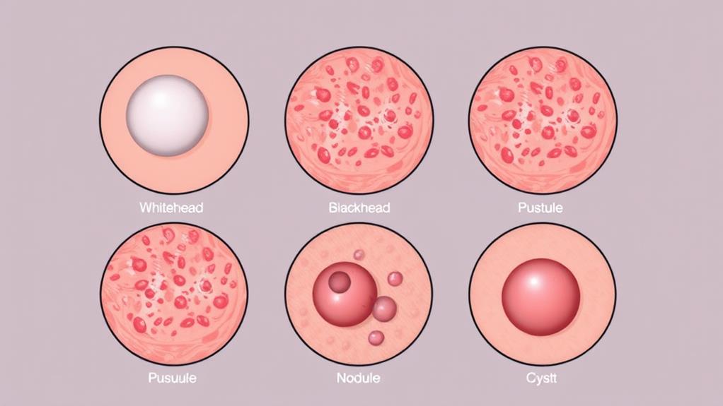 acne types and features