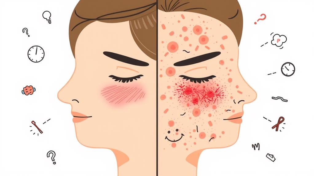 impact of stress on hormones and acne
