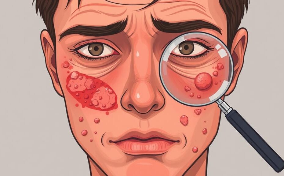 skin condition causing pimples